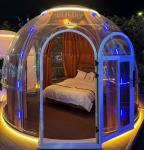 Modern Design Full House Prefab Outdoor Polycarbonate Clear Geodesic Bubble Dome