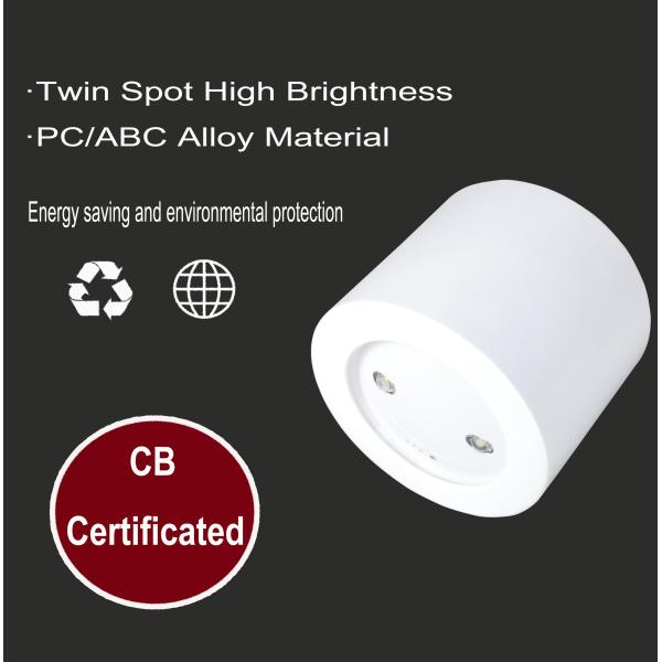 White Surface Mounted 2w Emergency LED Downlight IC Control