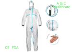 Elasticated Hood ​Disposable Protective Coverall Sterilized For Governments
