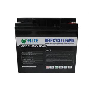 Wholesale Rechargeable 24V 12ah EV LiFePO4 Battery Pack For Energy Storage from china suppliers