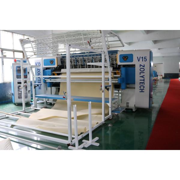 1500RPM Mattress Cutting Machine 5500kg Multi Needle Quilting Machine