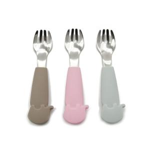 Wholesale EN71 Stainless Baby Silicone Fork from china suppliers
