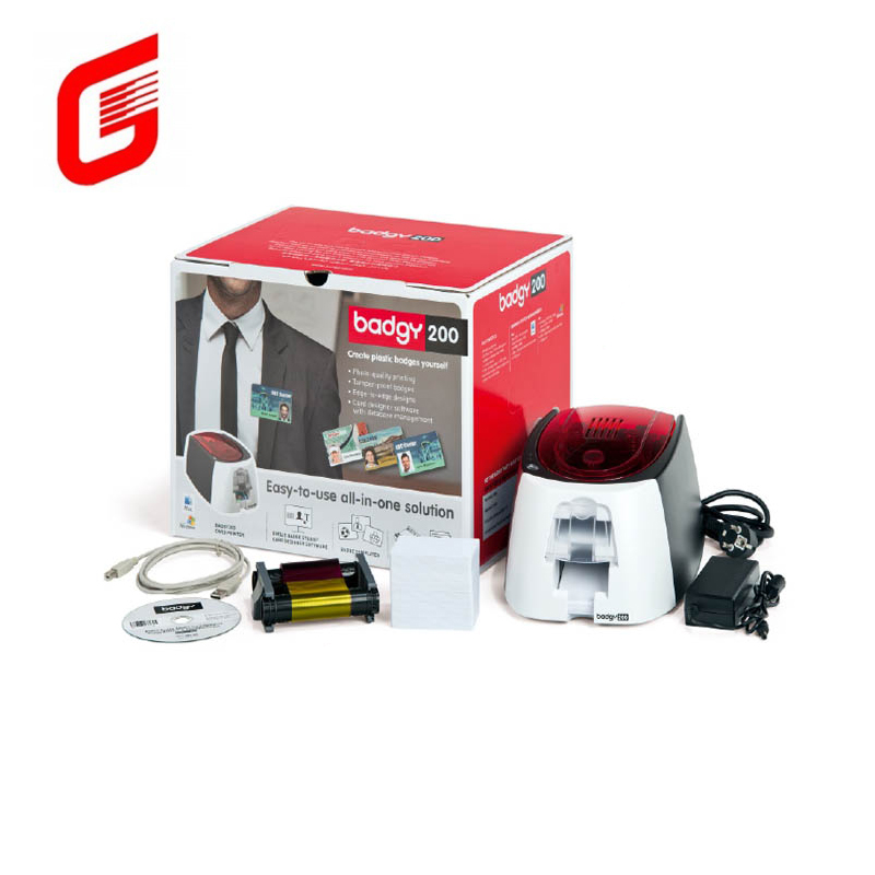 Evolis Badgy 200 Single Sided PVC Smart Card Printer for Versatile ID Printing Options
