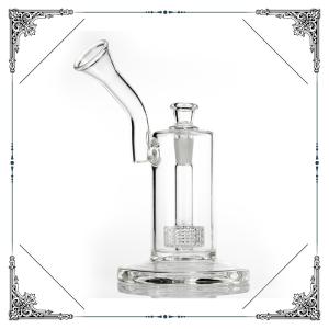 Wholesale Hand Blown Glass Water Bubbler 8.5 Inches Matrix Perc Mini Smoking Water tube from china suppliers
