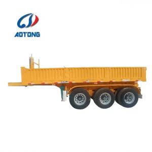Wholesale Truck Trailer 40 Cubic Meter Dump Tipper Semi Trailer with JOST or Yahua Landing Gear from china suppliers