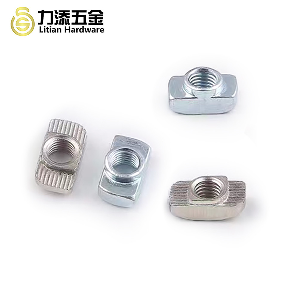 GB Precision CNC Machining Parts , Galvanized T Nut For Aluminium Profile