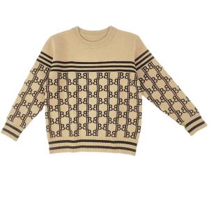 Wholesale Jacquard Knitted Crew Neck Autumn Winter Infant Clothing Toddler pullover Kids Boy Baby Sweater from china suppliers