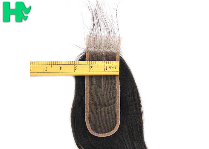 Raw Virgin 100% Human Hair Closure , Cuticle Aligned 2*6 Body Wave Lace Closure