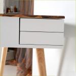 18KG 19.7inch Width Waterproof Finger Joint Solid Wood Makeup Vanity