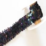 20KJ73 Fashion Metallic Lace 3cm Sequin Braid Trim