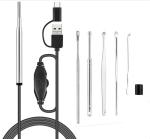 IP68 3.9mm Three In One Ear Endoscope Camera Otoscope 67 Degree