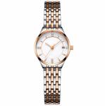 ODM Ladies Zinc Alloy Quartz Watch Stainless Steel Solid Band