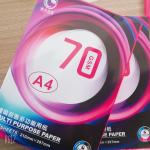 White A4 Copy Paper 75gsm 80gsm Made from 100% Virgin Wood Pulp for Writing and
