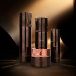 Luxurious Brown Bottle Glass Skincare Packaging Collection 4 Bottles For