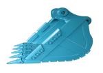 Heavy Duty Excavator Digging Bucket 1-8 Cubic Meter