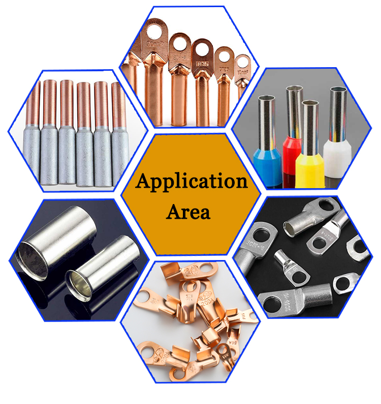 25mm Square Insulated Crimp Spade Terminal Connectors Wire Crimping Machine 4 Ton Speed Single Grain Mold