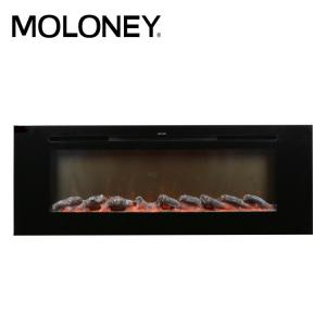 Wholesale 50inch wall mounted electric fireplace 750-1500W Heating Blower Fake Log from china suppliers
