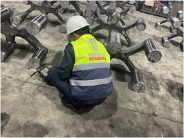 Welding Aluminum Rod Steel Yoke Anode Assembly For Aluminum Smelter Industry