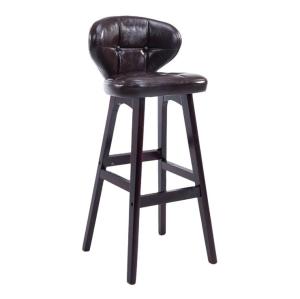 Wholesale Mail packing Y Modern Antique Upholstered Wooden Bar Chair Stools Leather High Chair for Bar Table at Affordable from china suppliers
