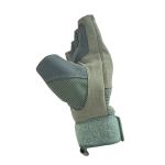 Protection Safety Training Gloves Green Half Finger Customized for Ultimate