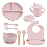 FDA Baby Silicone Feeding Set 200ml Silicone Tableware Set