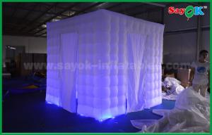 Wholesale Professional Photo Studio Oxford Cloth Led Lighting Inflatable Photo Booth Kisko Frame For Wedding from china suppliers
