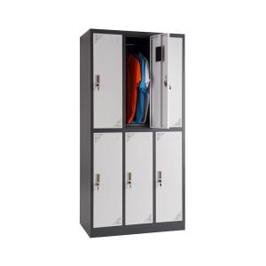 Wholesale 6 Door Metal Lockers Fireproof Employee Lockers from china suppliers