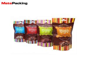 Wholesale Food Grade Laminated Material Foil Stand Up Pouches Custom Logo Printing Doypack Bags from china suppliers
