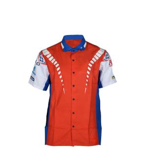 Wholesale Custom Logo Sublimation Wicking Short Sleeve Racing Shirts for Men Polyester 100% 100% from china suppliers
