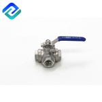 1000Wog 4 Inch 3 Way Valve High Pressure 3 Way Ball Valve T Port