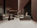 600x1200mm Gray Indoor Floor Modern Soft Glazed Porcelain Tiles For Bedroom And