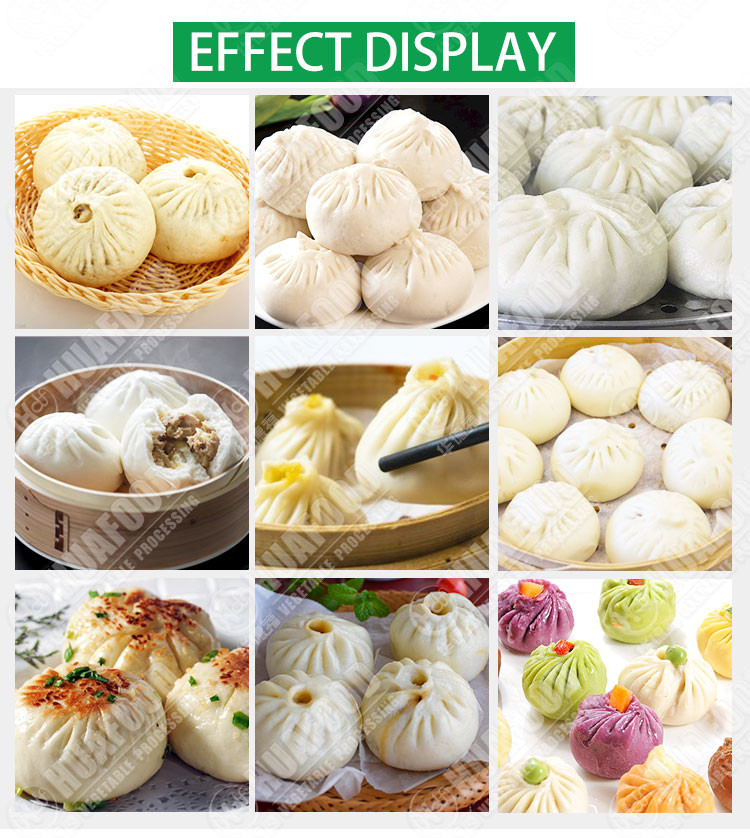 SUS304 Automatic Steamed Stuffed Bun Machine 1400*730*1730mm