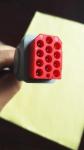 Red One Piece ECG Lead Wires 3.2 Metre Bionet ECG Cable ISO13485