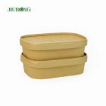 Waterproof Recyclable Paper Takeaway Bowl 1500ml Food Grade For Salad