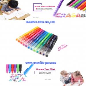 China Easy Erase 12 Colors Friction Colors Erasable Markers on sale
