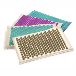 Wholesale Lotus Spike Electric Back Massager Accupressure Mat Linen Fabric Material Customized Color from china suppliers