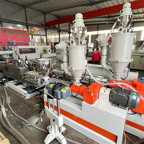 Double Wall Strengthen Pipe Making Machine HDPE Double Wall Corrugated Pipe Production Line