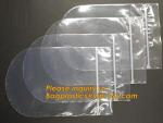Round bottom polypropylene zip lock bag, CD bag, round reclosable bag, round