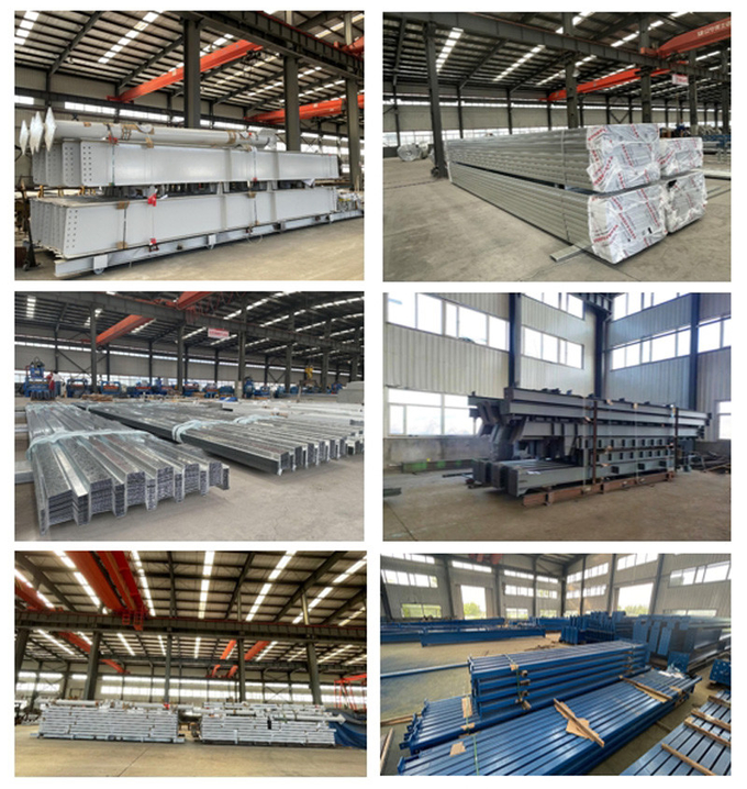 Q235 Q355 Steel Frame Warehouse Construction Steel Structure Residential Building