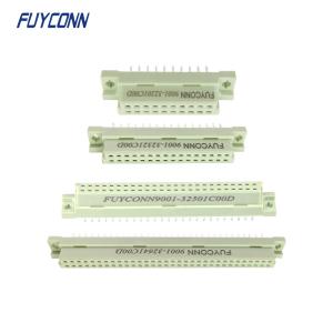 Wholesale 2 Rows PCB DIN41612 Female Straight Eurocard Connector 20pin 32pin 50pin 64pin from china suppliers