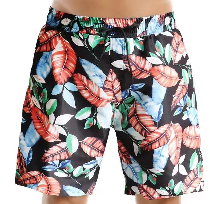 Digital Print Quick Dry Mens Swimming Trunks