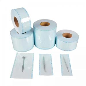 Wholesale 50mmx200mm Heat Sealing Medical Sterile Packaging Sterilization Pouch Bags Flat Reels from china suppliers