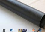 Black Silicone Coated Fiberglass Fabric For Thermal Insulation Blanket
