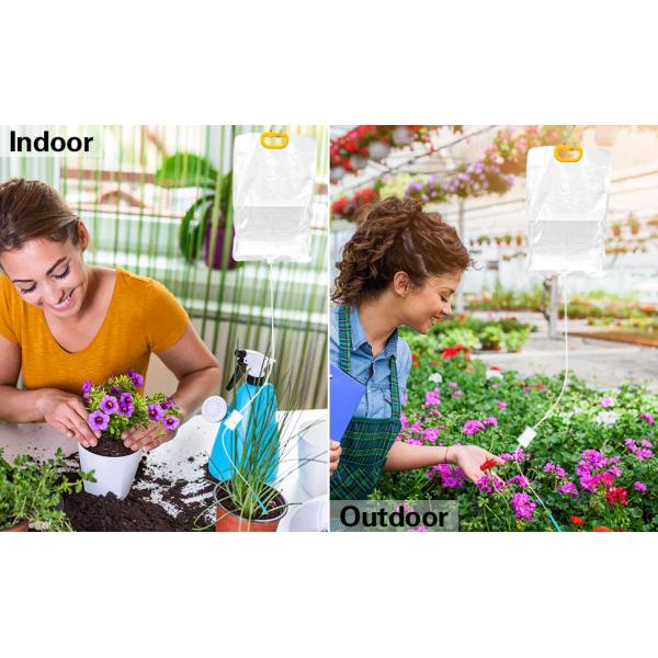 Plant Watering Bags, Indoor Drip Water Bag 1.72gal/6.5L High Volumetric,Precisely Adjustable Drip Rate, Long Time House Plant Support