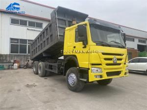 Wholesale 25 Tons 375HP Used HOWO Tipper Truck With 12.00R20 Tire from china suppliers