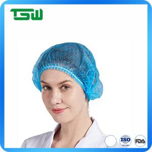 Wholesale Dust Proof Disposable PP SMS Non Woven Hair Cap For Food Industry from china suppliers