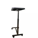 Plastic Steel Overbed Table Medical Rolling Over Bed Hospital Stand Adjustable