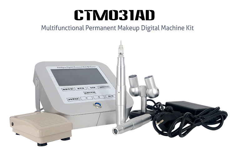 Multifunctional Semi Permanent Makeup Machine Kit Microneedle Eyebrow Tattoo