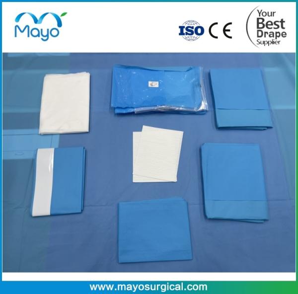 Disposable Nonwoven Surgical Baby Birth Delivery Drape Pack Hospital Medical