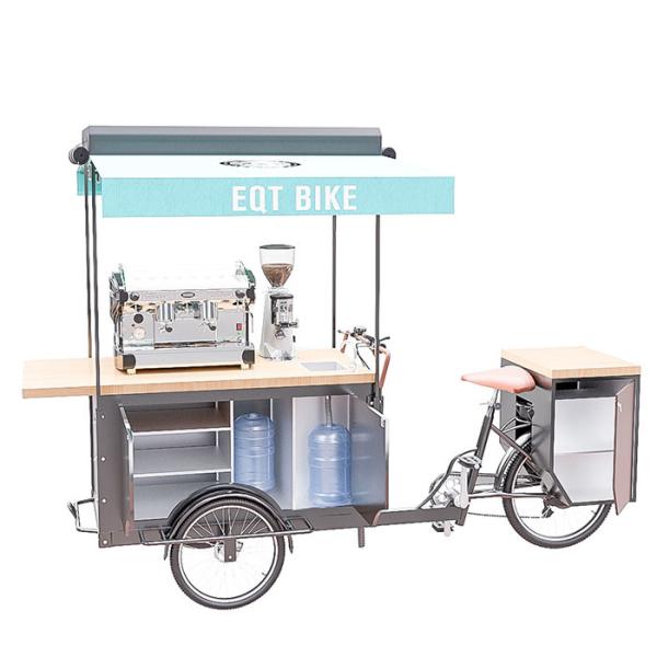 User Friendly Coffee Scooter Cart Large Product Operation Space 150KG Load